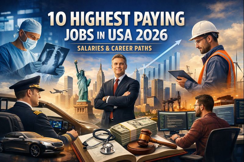 10 Highest Paying Jobs in USA 2026: Salaries & Career Paths